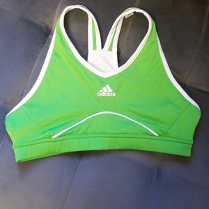 Adidas Green Sports Bra No Padding